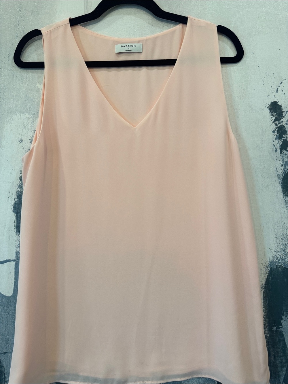 Babaton Sleeveless V-Neck Camisole - Blush Pink